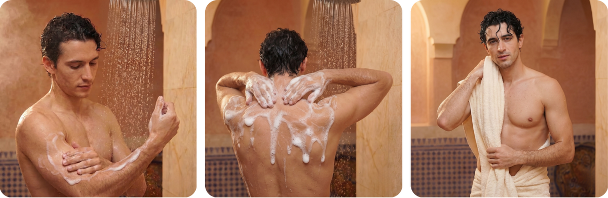 How to use Body Wash: three steps in the shower